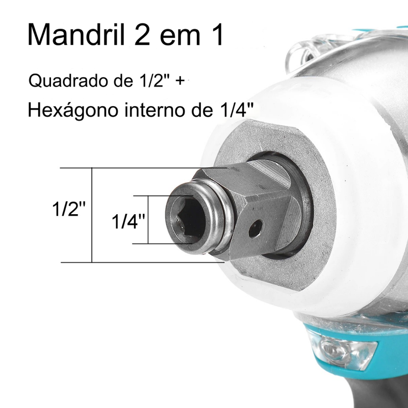 Parafusadeira de Impacto MaxGisam -